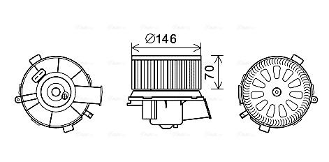 AVA QUALITY COOLING Salona ventilators CN8300